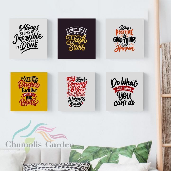 Chamolis Hiasan Dinding Quotes Cafe Dekorasi Dinding walldecor FEB 2106