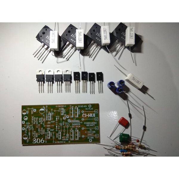 Power Amplifier 600Watt Mono DIY Kit 306