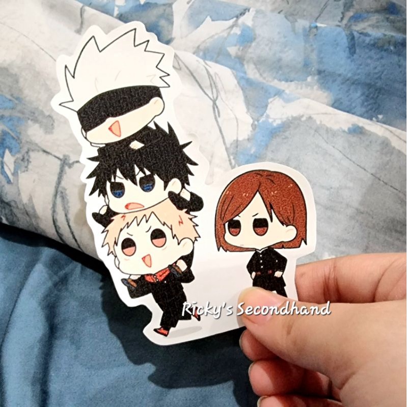 

Sticker JJK Lucu Waterproof Anti Air stiker jujutsu kaisen gojo itadori megumi nobara anime