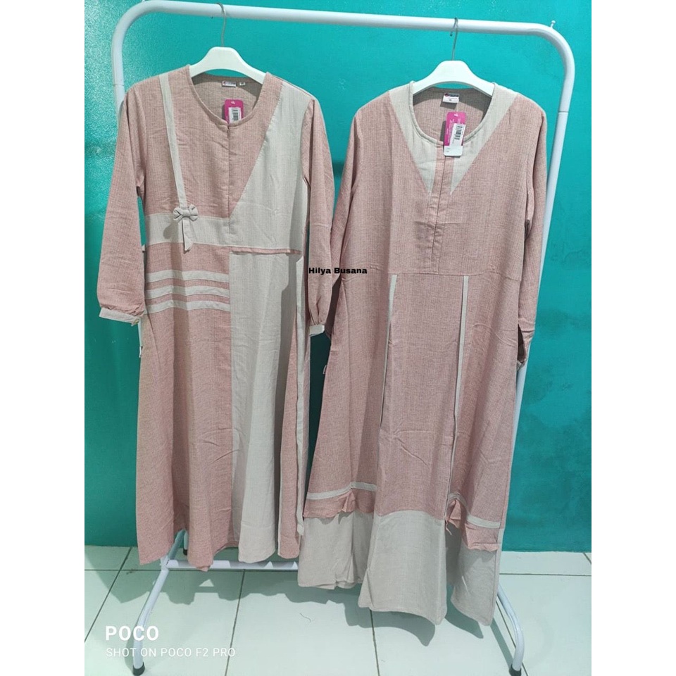 Rauna Couple Gamis / GD-GR 26 Pink / Fashion Muslim