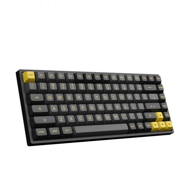 Akko 3084B Plus V2 Black &amp; Gold Hotswap Wireless Gaming Keyboard