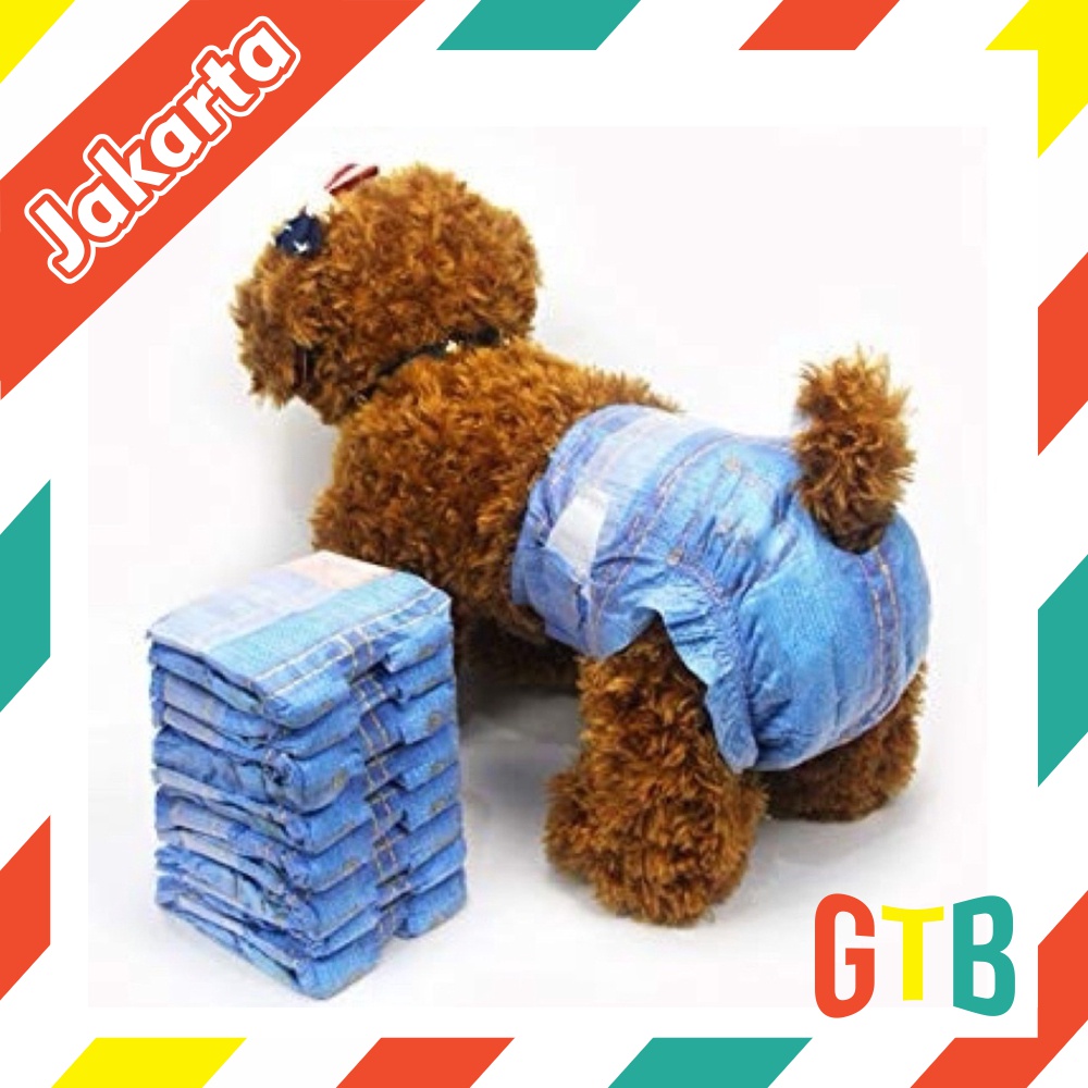 ❤GTB❤ POPOK ANJING FEMALE PET SOFT DISPOSABLE DIAPERS BETINA XXS XS S M L XL POPOK HEWAN R587