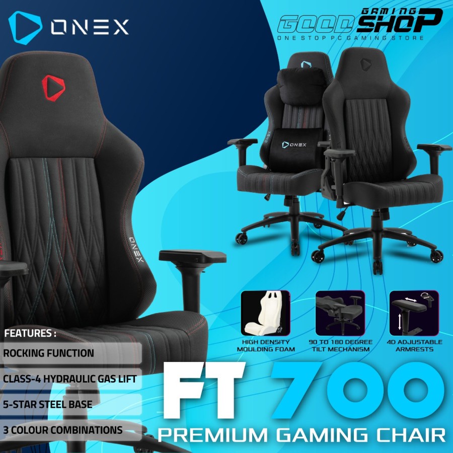 ONEX FT700 Premium Quality Gaming Chair Kursi