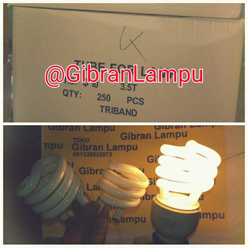 Kaca Lampu Sp triband 3T sempit Kuning (ACR) Warm White