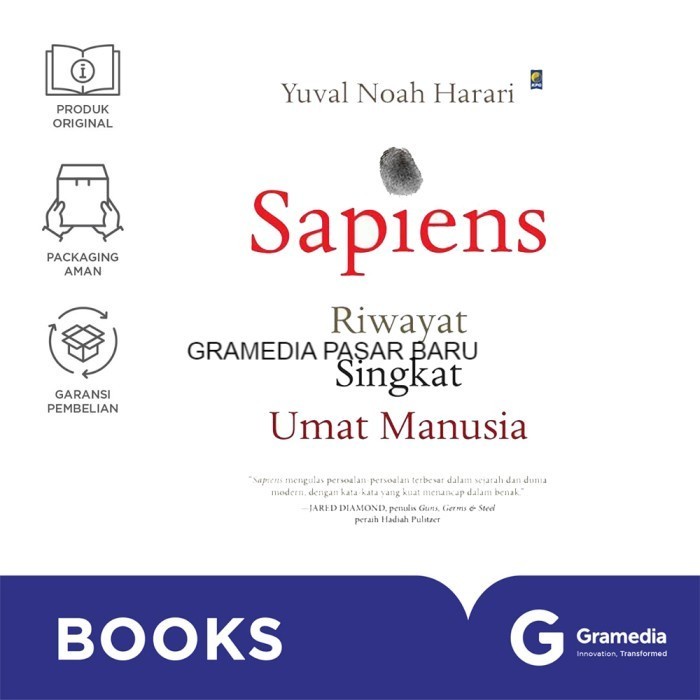 

HOT SALE!!! SAPIENS (SC) (GRAMEDIA PASAR BARU) TERLARIS