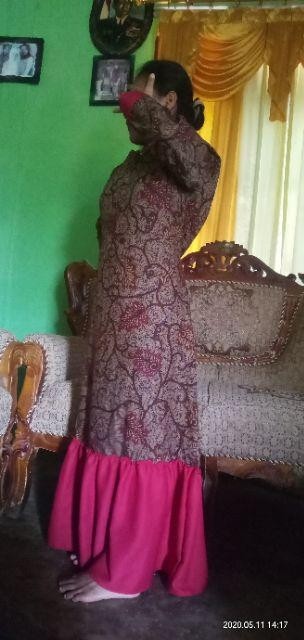 Gamis Batik Manggar, Padi,sekar,cantik,kubis,kipas,daun,kupu,nadine,gendis,kawung,termurah