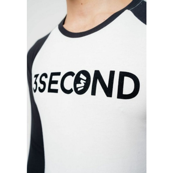 kaos lengan panjang pria 3SECOND ORIGINAL