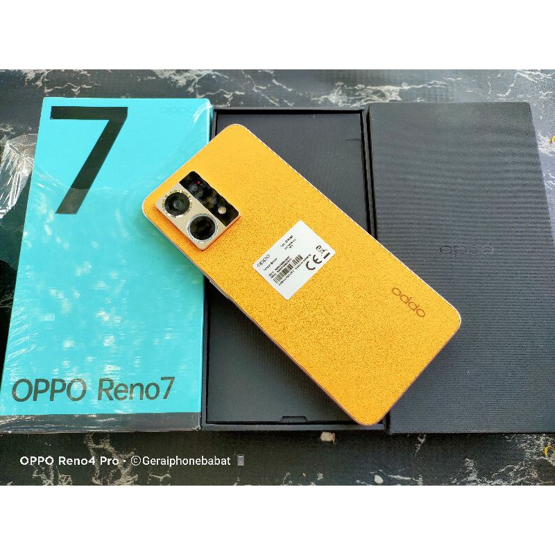 Oppo Reno 7 4g 8/256 Second Fulset murah