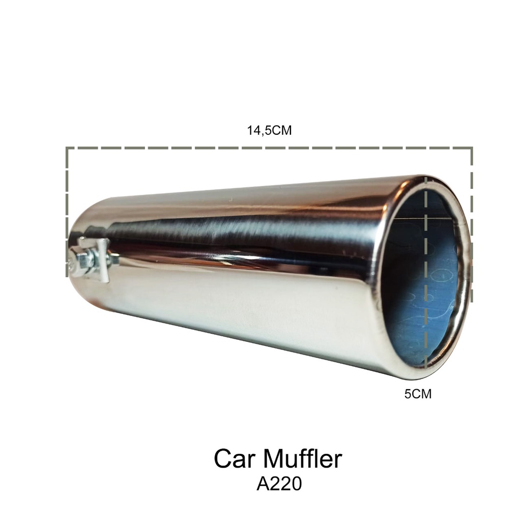 Muffler Car/Buntut Knalpot Mobil A-220