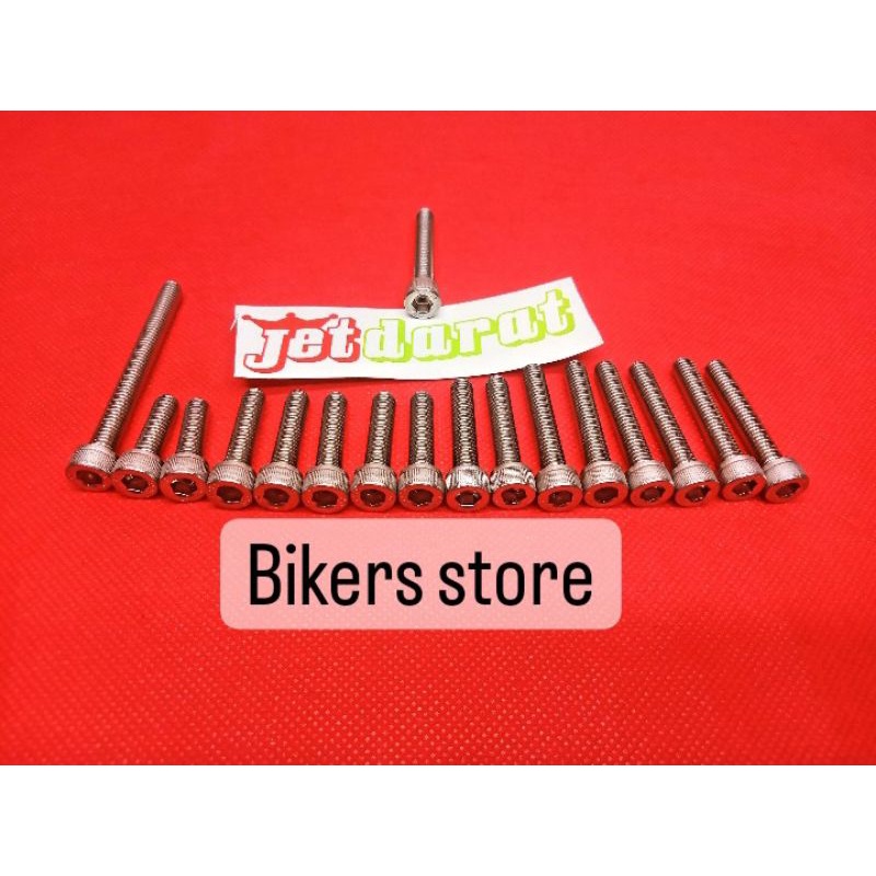 SET BAUD BAUT MESIN BAK BLOK KOPLING MAGNET KANAN KIRI RXKING RXS YT 115