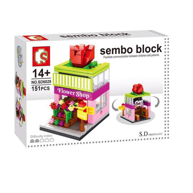 Sembo Block Flower Shop 151Pcs
