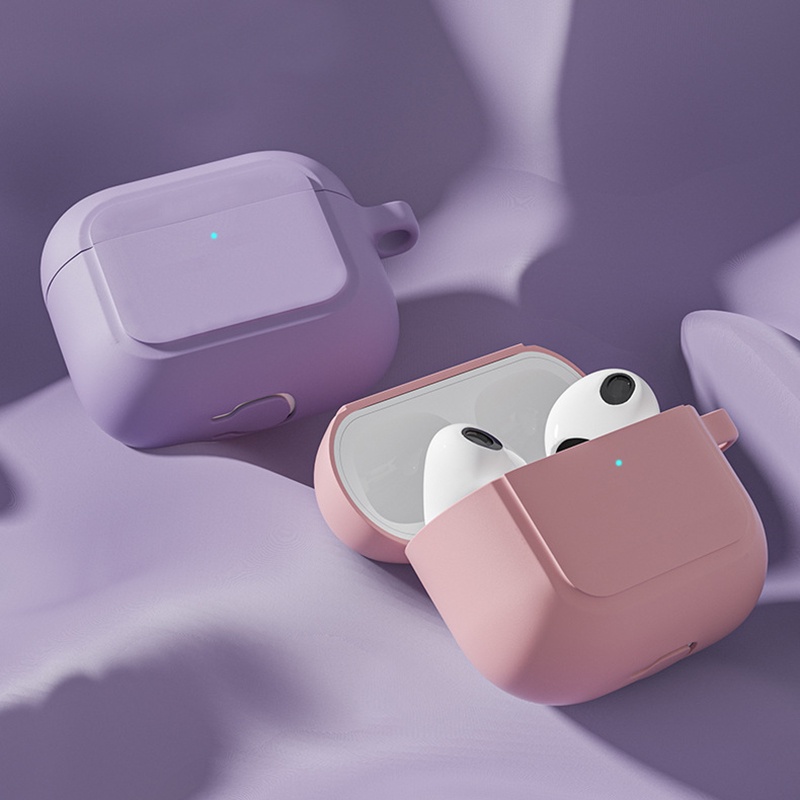 Case Pelindung Bahan Silikon Untuk Apple Airpods 3 / Bluetooth Case Fundas Airpods 3