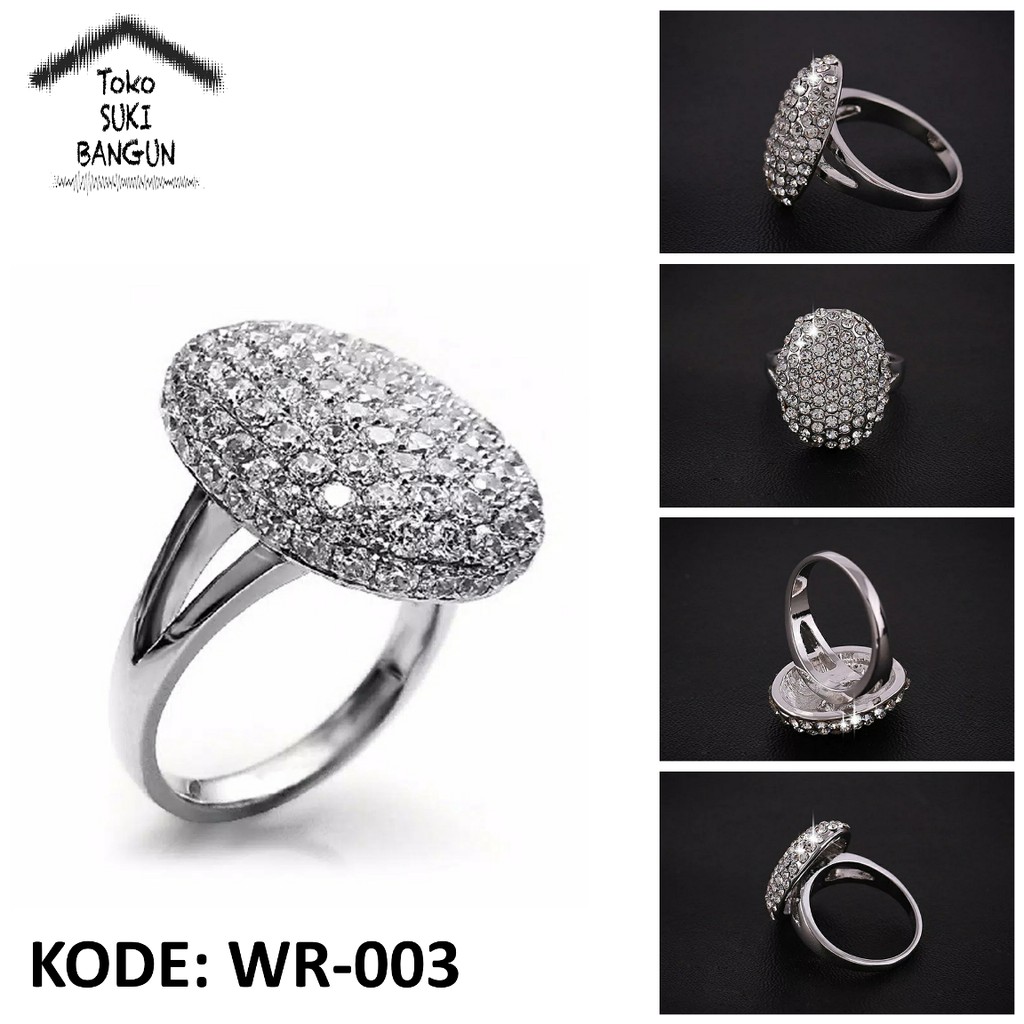 Cincin Wanita Women Ring Twilight Zinc Alloy WR-003