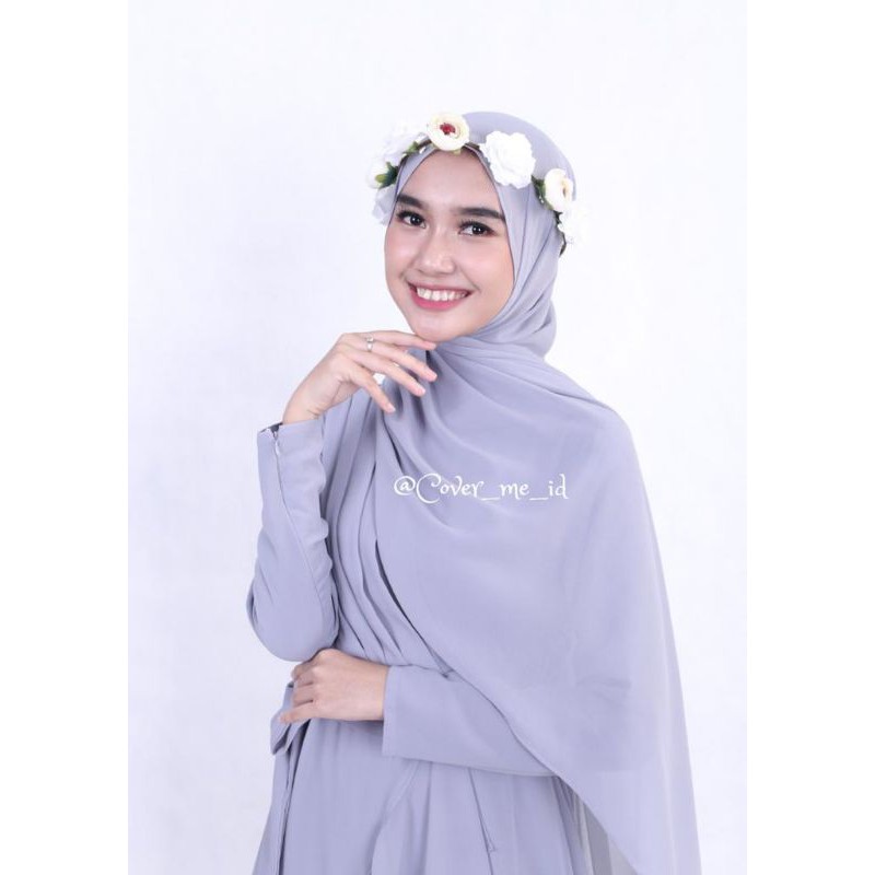 Ayyana Dress Grey by Coverme [READY STOK]