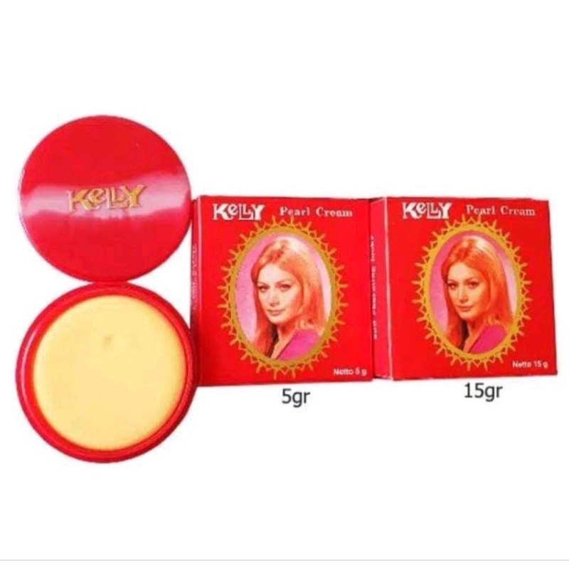 KELLY PEARL CREAM ORIGINAL/pelembab wajah/cream wajah