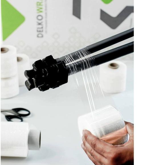 

♧ PLASTIK WRAPPING BENING - STRETCH FILM CLEAR - DELKOWRAP 20cm-200m-17 ☃