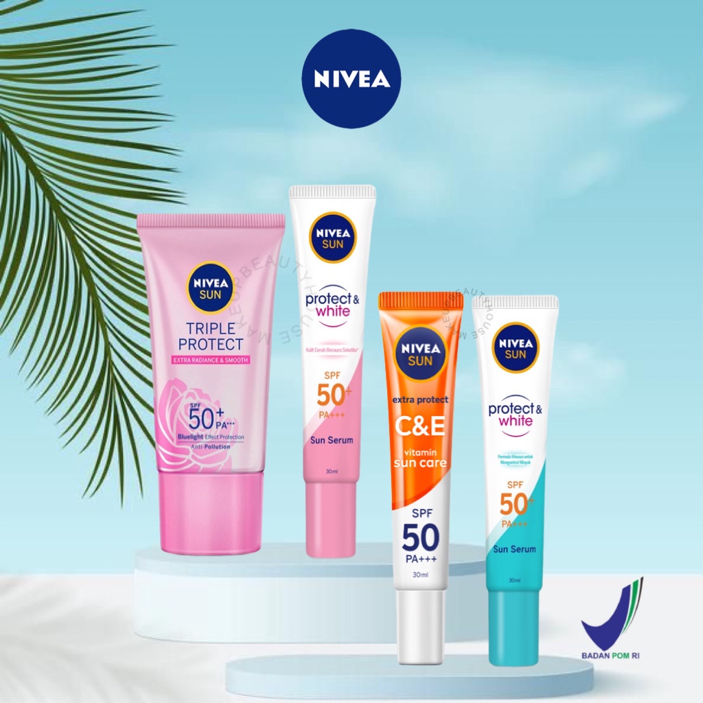 Jual Nivea Sun Face Protection Serum Spf50 Pa 30ml Instant Aura Oil Control Extra 0539