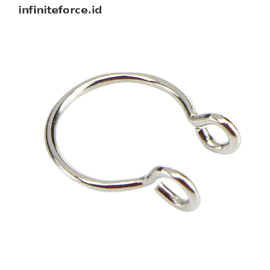 Infiniteforce.id Anting Jepit Hidung / Telinga Tanpa Tindik