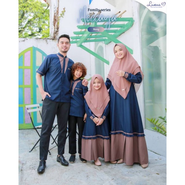 Serimbit Meccaya By Luvena. Navy, Mocca, Army, Sky Blue, Purple. Katun Toyobo Fodu HQ (mix 2 warna).