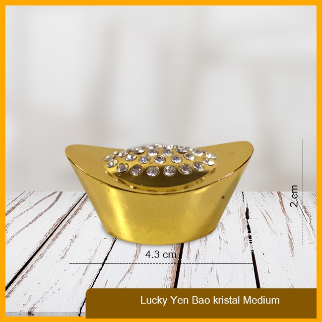 Lucky Yuan Bao Kristal Mendium