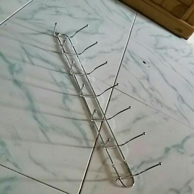 Hanger Kapstok Zumbo Gantungan Baju Stainless 485-7 7t 14 Kait