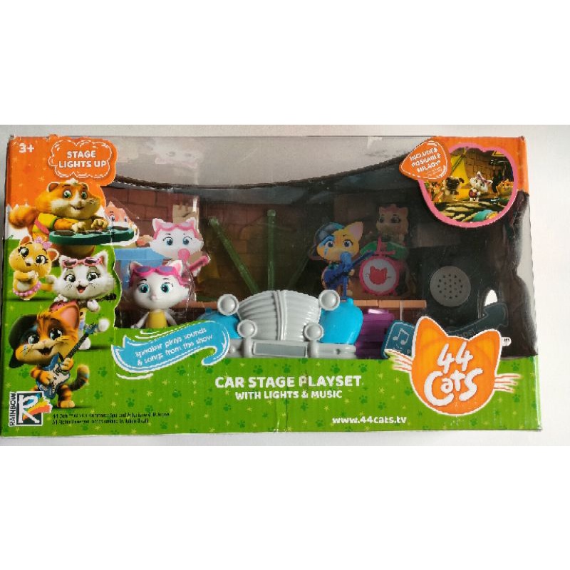 44 Cats Cars Stage Playset With Light's Music
