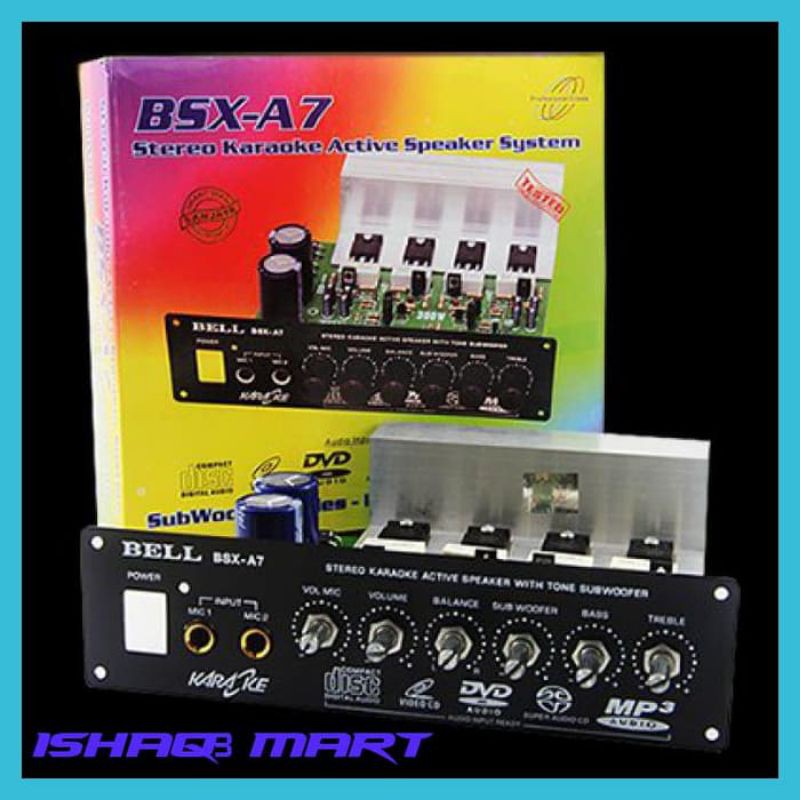 BSX A7 KIT AMPLIFIER.150×2 FULL BASS