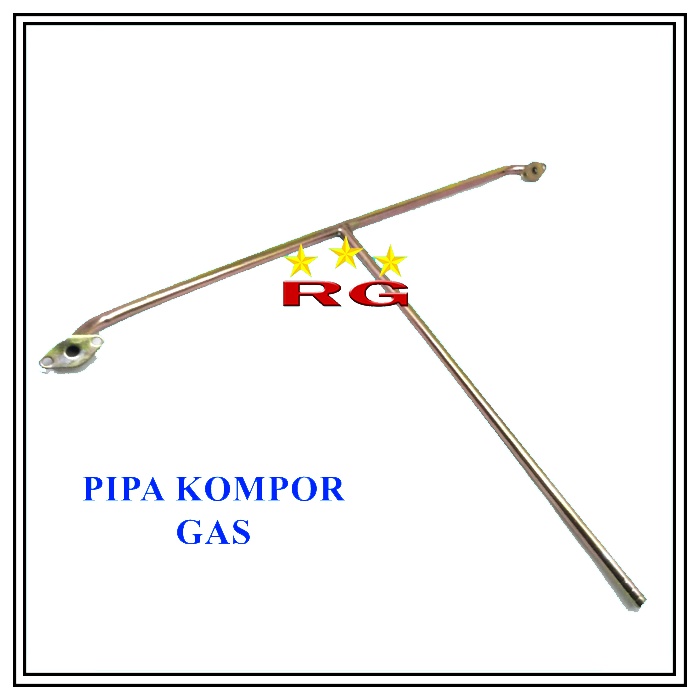 PIPA CEROBONG KOMPOR GAS 2 TUNGKU UMUM / MODEL 2 KUPING