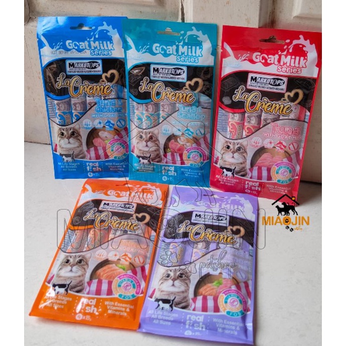 Markotops Creamy 60gr - Makanan Kucing Cat Food Snack Pakan Anabul Cemilan Markotop