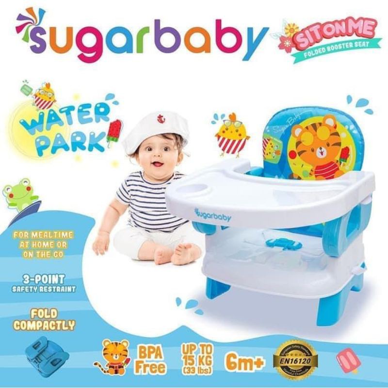 BOOSTER SEAT Sugar Baby KURSI MAKAN BAYI SIT ON ME FOLDING SEAT Bouncer sugarbaby