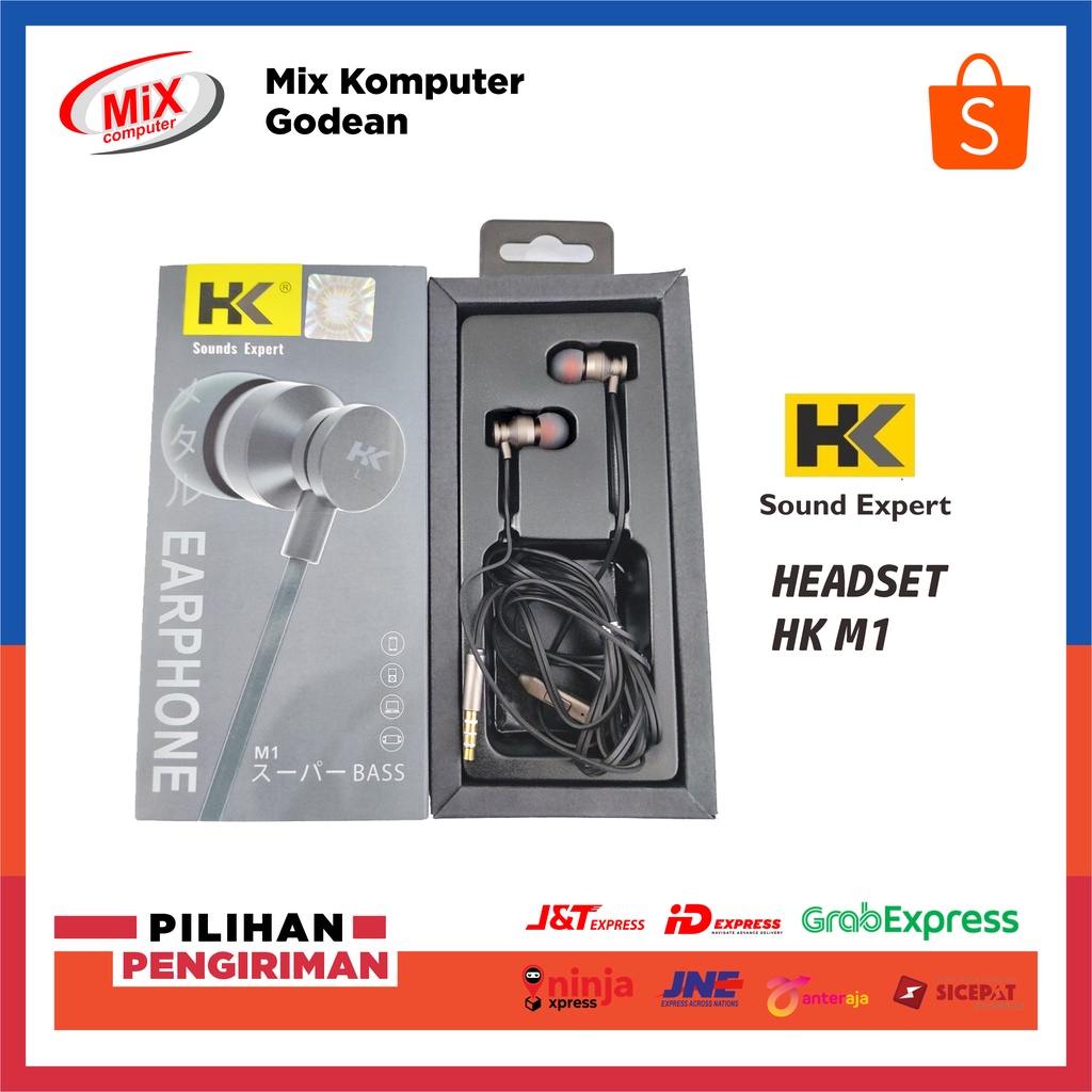 Handsfree Headset HK Earphone HK Headset extra bass HK M1