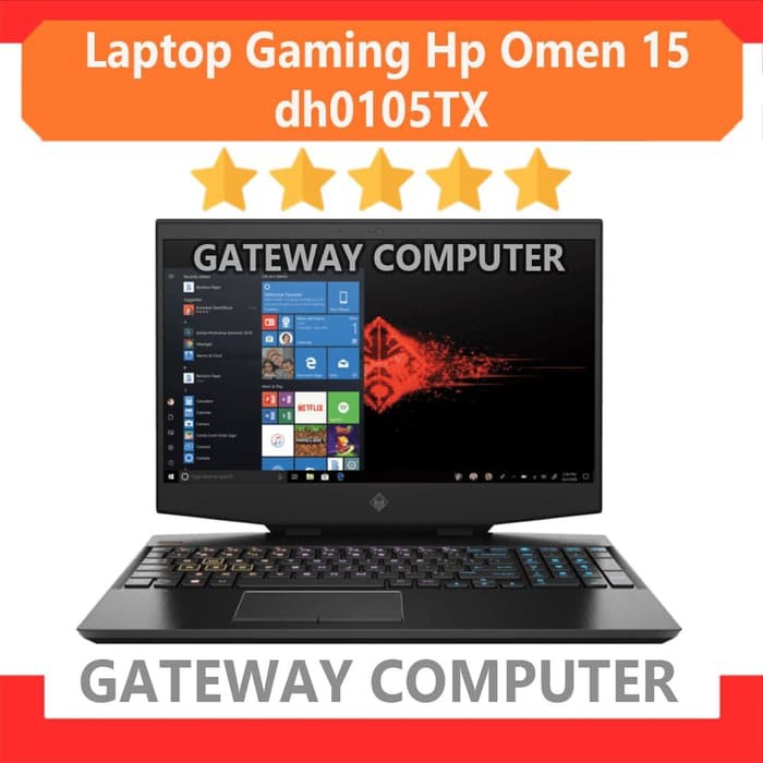 Laptop Gaming Hp Omen 15dh0105tx I79750h Hdd 1tb 512 Ssd Rtx2060 6gb Hitam Shopee Indonesia