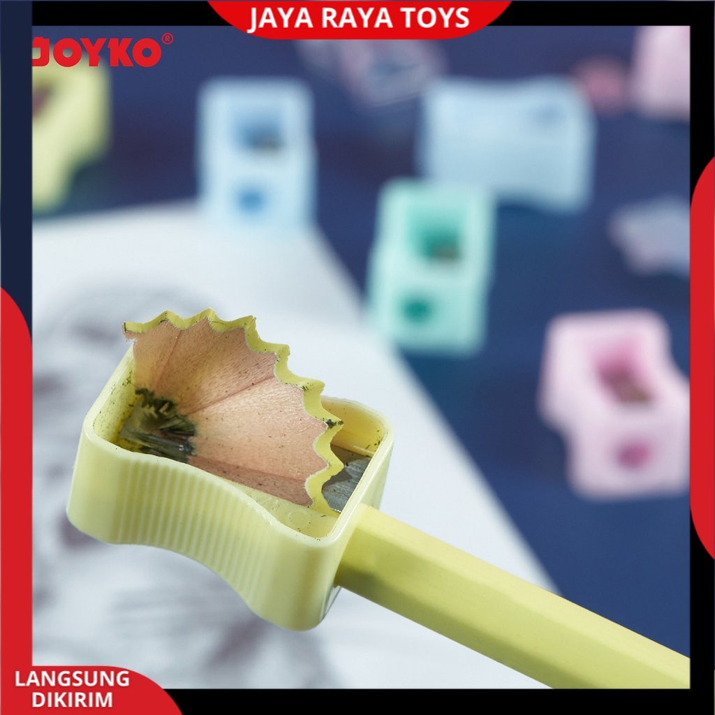 Serutan Sharpener Rautan Joyko SP-362PTL Pastel Color Bisa Cod