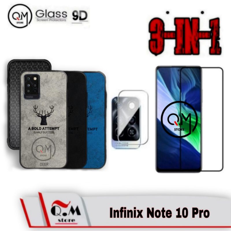 Case Infinix Note 10 / Infinix Note 10 Pro / Infinix Note 10 Pro NFC Softcase DEER TPU Pelindung Back Cover