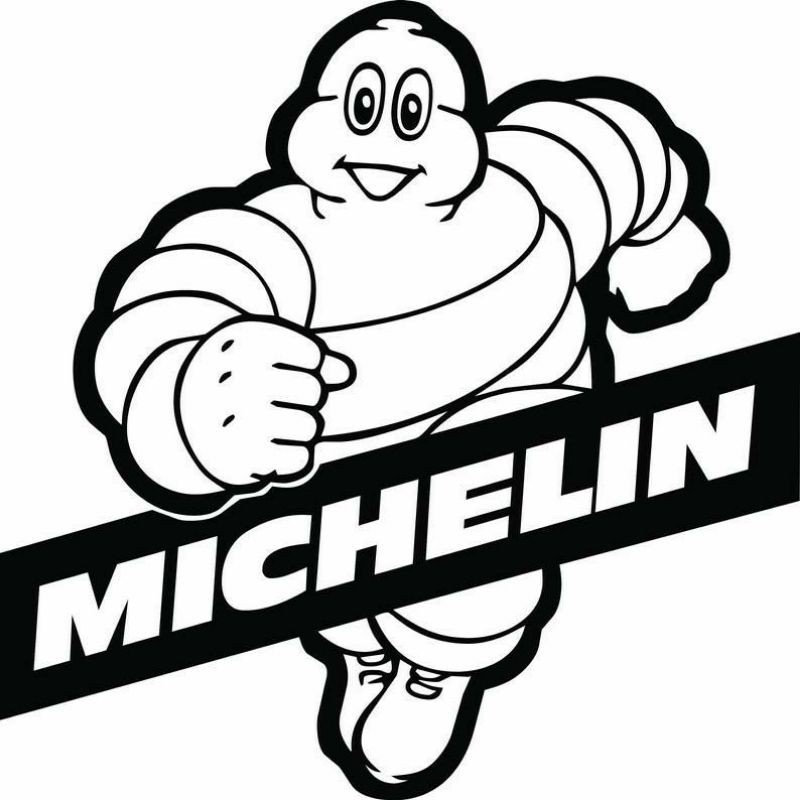 michelin, logo michelin, sticker michelin