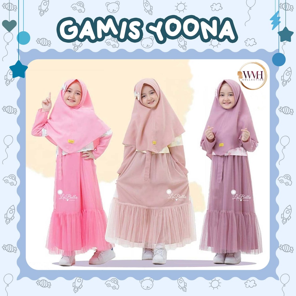 GAMIS ANAK GAMIS YOONA BY LABELLA