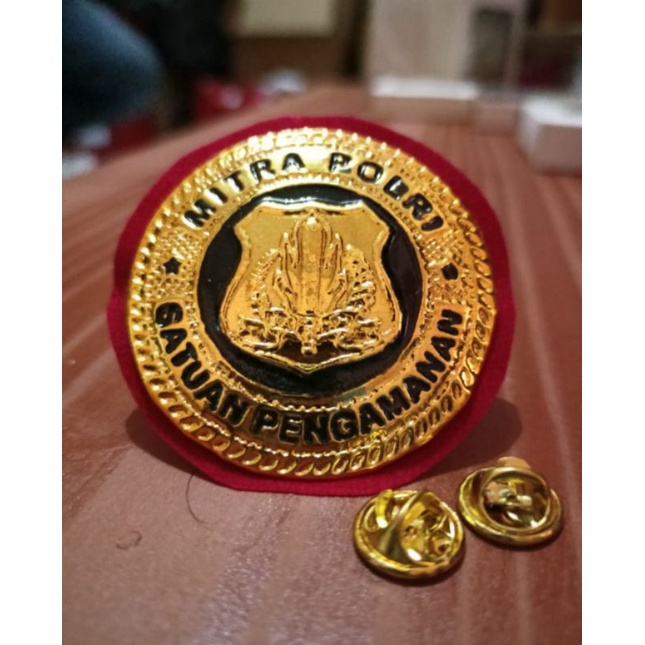 pin mitra polri satpam lencana mitra polri satpam