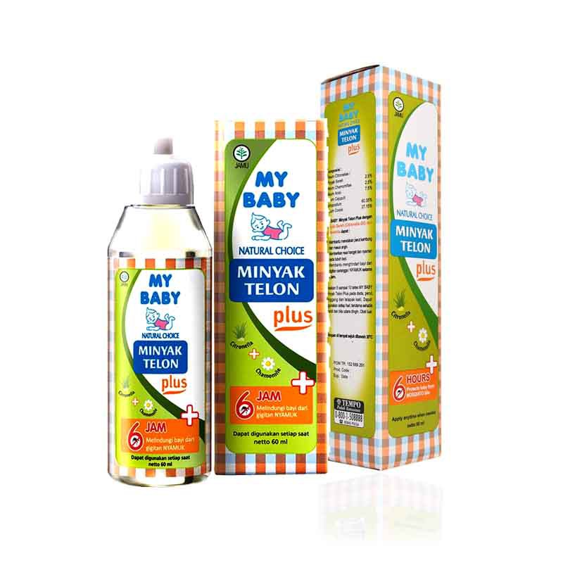 My Baby Minyak Telon Plus 60ml/90ml / Mybaby Minyak Telon