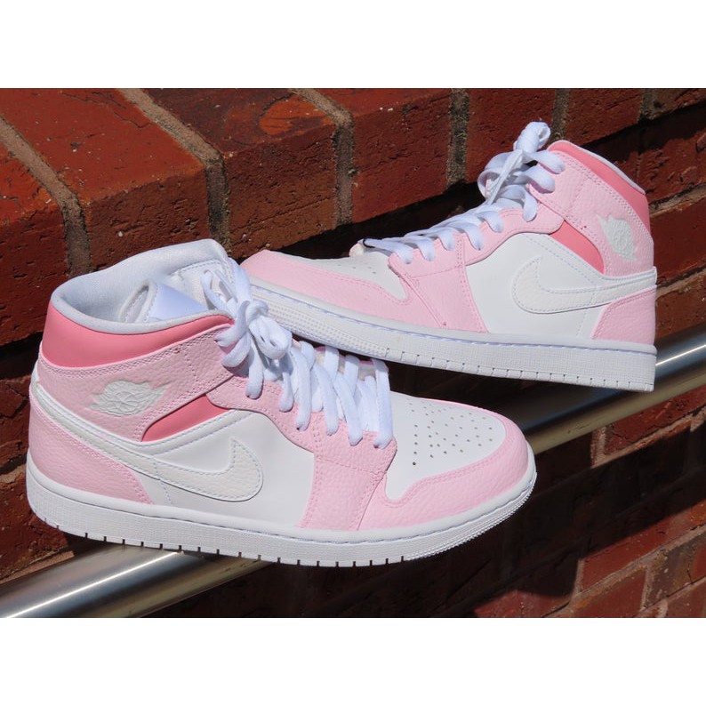 SEPATU SNEAKERS JORDAN PEREMPUAN/WANITA PREMIUM PEACH RETRO GRADE ORIGINAL