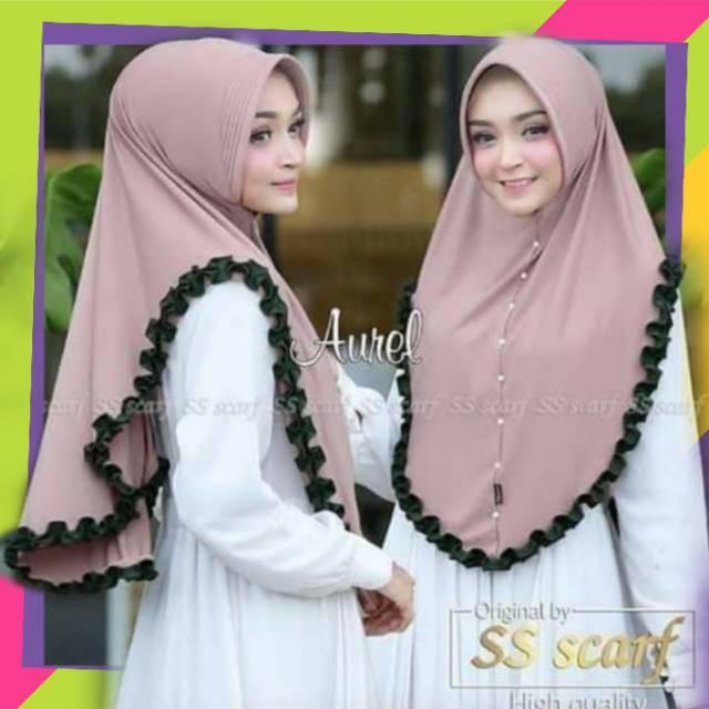 HIJAB.OOTD || AUREL JILBAB JERSEY HQ