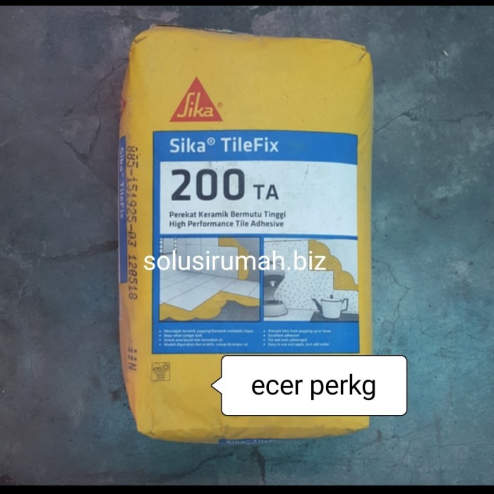 mortar sika tilefix perkg 1 kg 200 ta 200ta perekat keramik bermutu