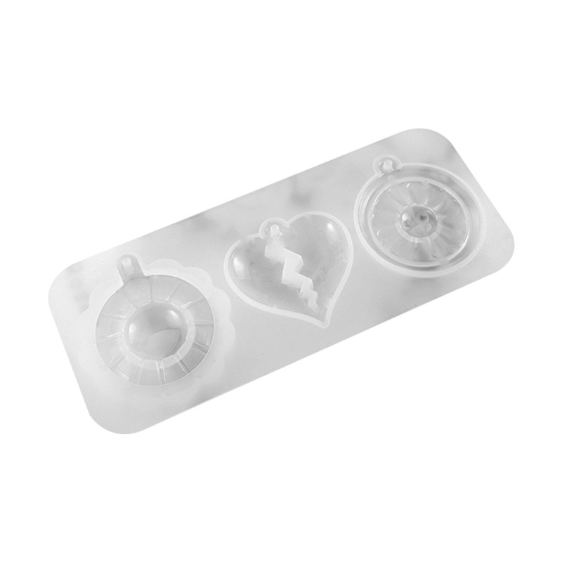 SIY  Crystal Epoxy Resin Mold Clown Devil Sun Flower Halloween Pendant Silicone Mould