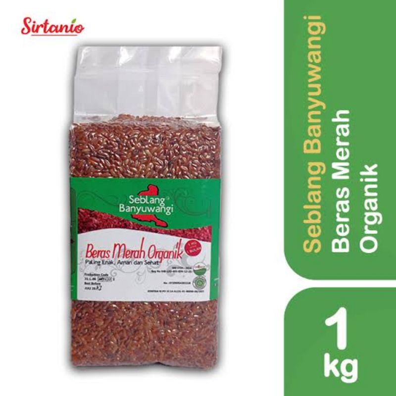 

beras merah organik 1kg