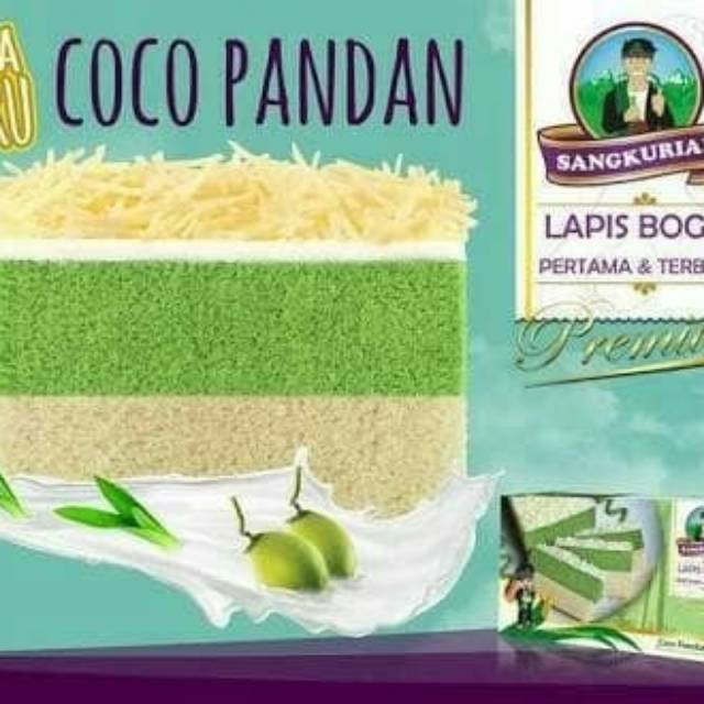 

Lapis Bogor Sangkuriang Rasa Coco Pandan Keju