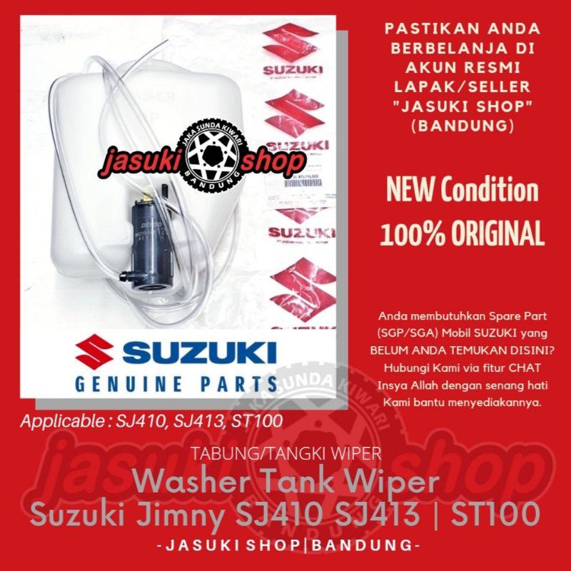 Tabung Tangki Wiper Suzuki Carry 1.0 ST100 Jimny Katana Sierra Caribian SJ410 SJ413 LJ80 Asli Ori