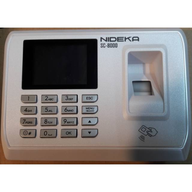 NIDEKA SC-8000 - Mesin Absensi Sidik Jari/Absen Fingerprint RFID CARD