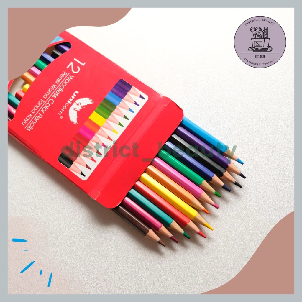 

PENSIL WARNA WOODLESS TANPA KAYU ISI 12 PCS / PENSIL MEWARNAI ANAK