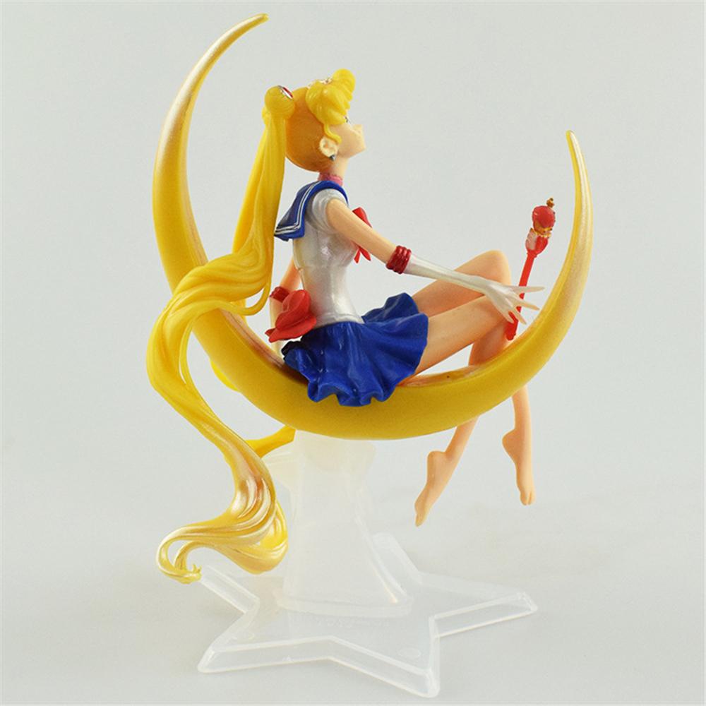 [Elegan] Mainan Figure Ornamen Rumah Tsukino Usagi Sailor Moon Model Toy Action Figure