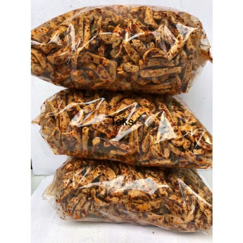 7kg paket reseller basreng pedas daun jeruk