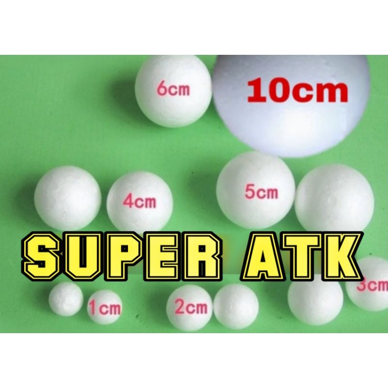 

BOLA GABUS UKURAN KECIL (2cm/3cm/4cm/5cm/6cm)